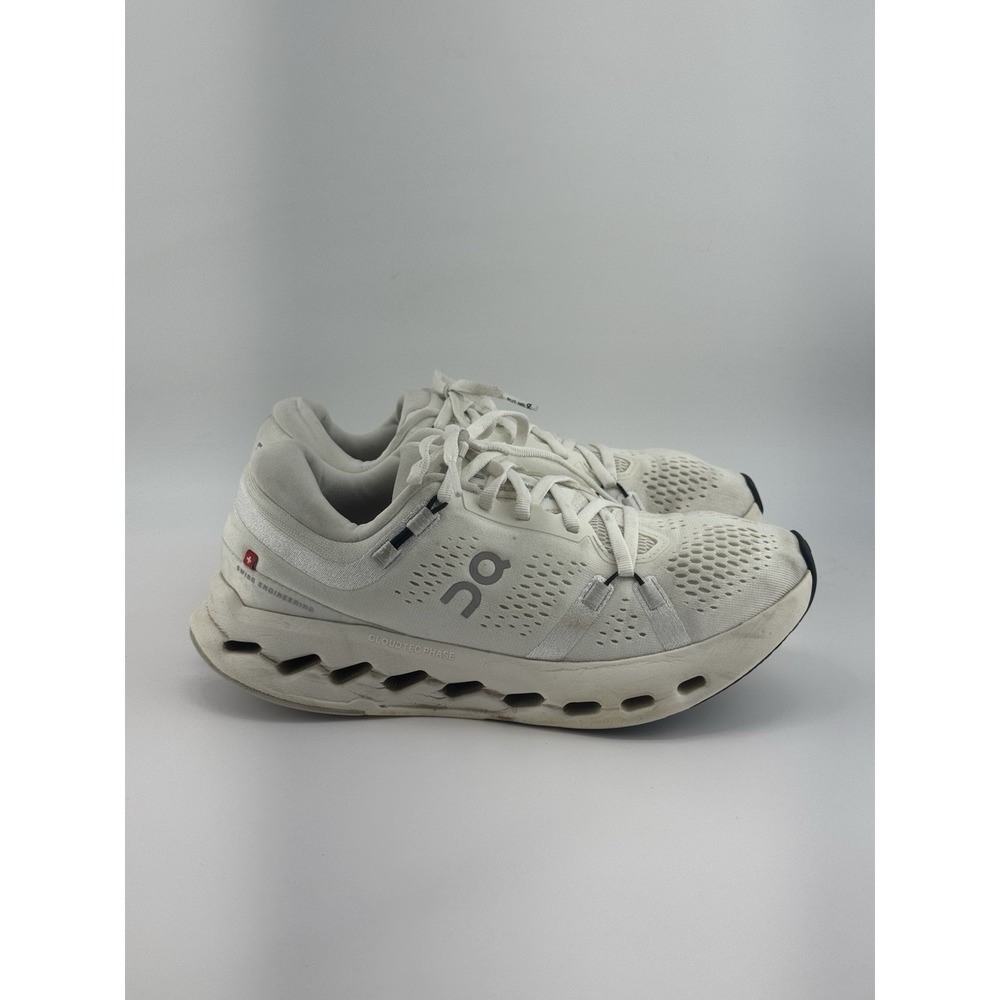 On CloudTec Phase Shoes White Running Mesh Athletic Sneakers Women's Size 7.5